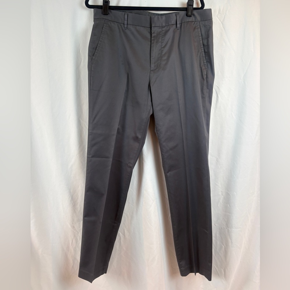 Bonobos Tailored Slate‎ Gray Men's Dress Pants 35 x 32 Flat Front